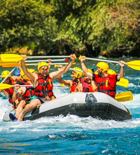 White-water rafting experience
