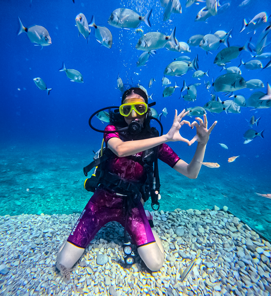 Scuba diving in the Mediterranean, Turkey