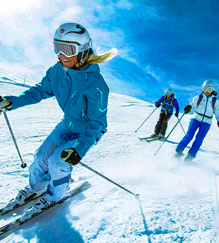 Skiing on the slopes of Uludağ, Bursa